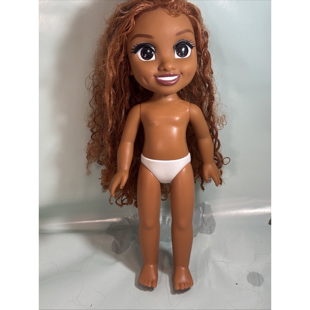 Disney's Little Mermaid Celebration Ariel 14" Doll Brown Complexion Undressed